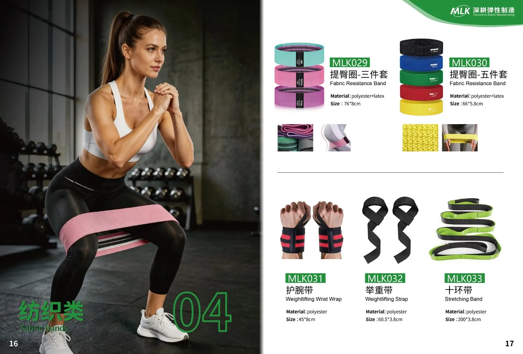 Fabric Hip Bands product presentation