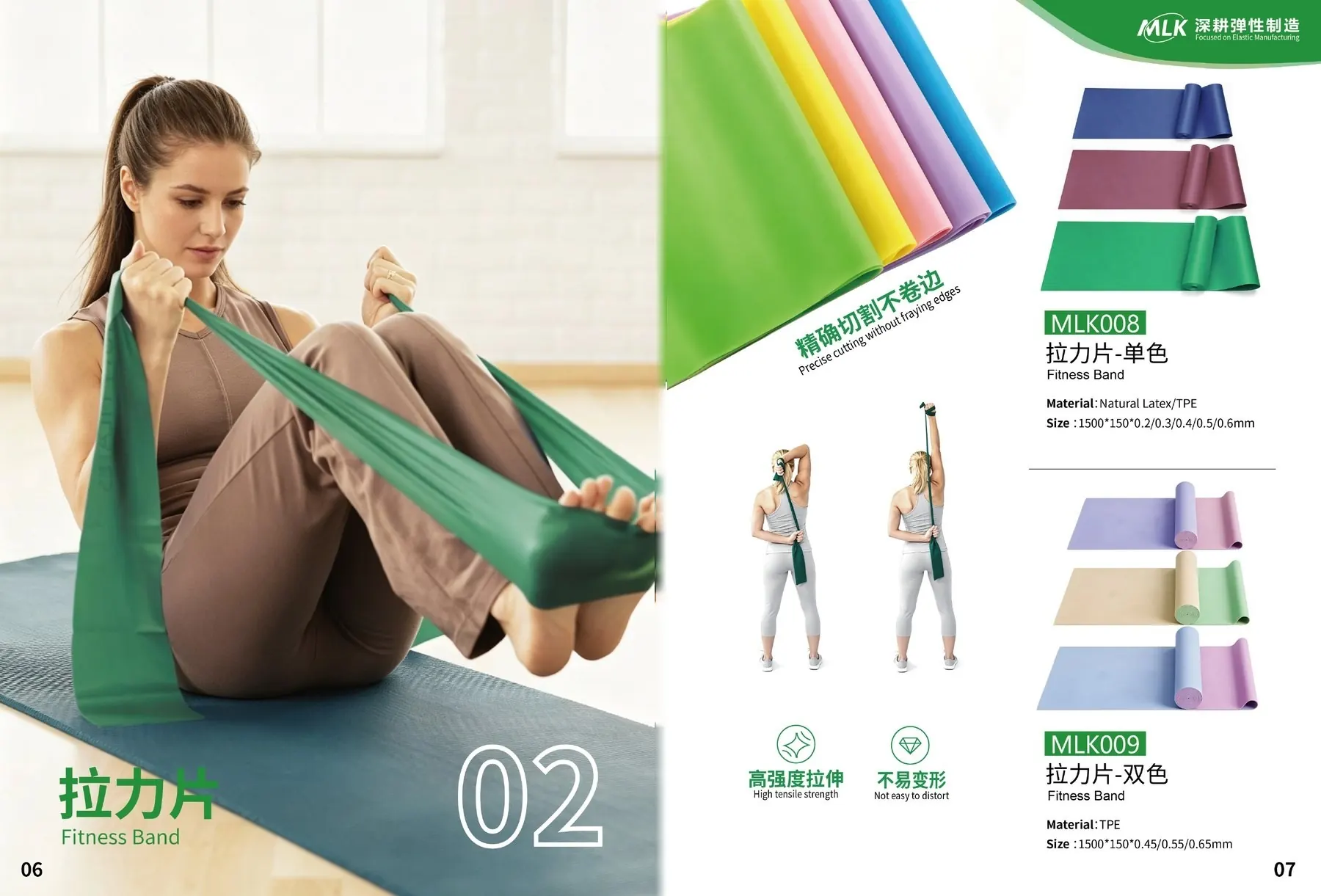 Flat Fitness Bands product presentation